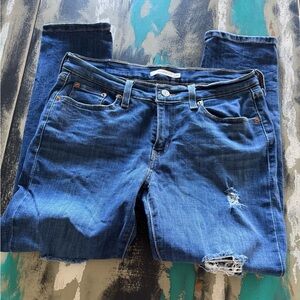 Levi’s Distressed Boyfriend Jeans